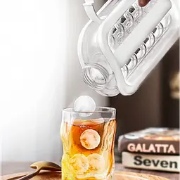 Силіконова форма для льоду на 17 кульок у вигляді пляшки біла ICE CUBE TRAY - мініатюра 6
