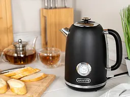 Електрочайник Ardesto Vintage Dream Strix метал 1.8 л чорний матовий (EKL-F410BM) - мініатюра 2