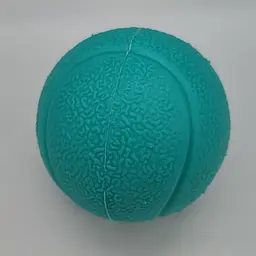 Малий баскетбольний м'яч для собак зі звуком Bonny TPR Pet Teething Dog Chew Toy, S Блакитний