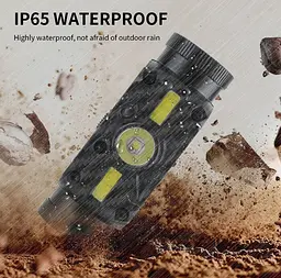 Налобний ліхтар Boruit B34 сенсор 21700/18650 ІК руху USB XM-L2+2*COB 4000лм - мініатюра 9
