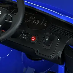 Дитячий електричний джип Bambi Audi 12V одномісний до 25 кг Синій (DE-169-E-904) - мініатюра 5