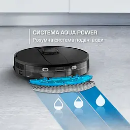 Робот-пилосос Rowenta X-Plorer Serie 135 Standart миючий чорний (RR91C5WH) - мініатюра 7