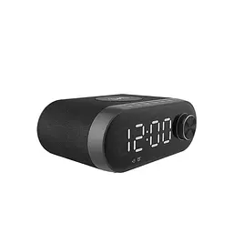 Портативна акустика-настільний годинник Yison with Qi Charger LED Clock WS-4 - мініатюра 3