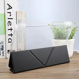 Обкладинка BeCover Ultra Slim Origami Transparent з кріпленням Apple iPad Mini 6 2021 Black (712930) - мініатюра 4