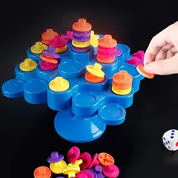Настільна інтерактивна гра Ummi 707-30 Topple Tower Game Blue - мініатюра 3