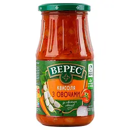 Квасоля з овочами Верес 445 г