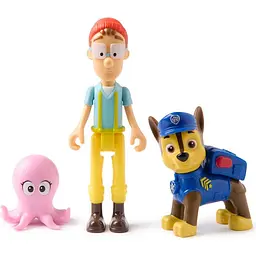Набір колекційних фігурок Paw Patrol Цуценя-рятівник Гонщик, капітан Палтус  та восьминіг (SM97242/6072992) - мініатюра 2