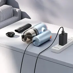Пилосос автомобільний Vention 5000 Pа 70 W Li-Ion USB-C 4000 мА/г синій - мініатюра 7