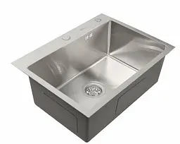 Кухонна мийка Platinum HANDMADE 600х450х220 (SP000032266) - мініатюра 4