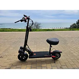 Електросамокат із сидінням KugooKirin M4 PRO Plus (1000W, 18Ah) +Вольтметр +3 фари - мініатюра 2