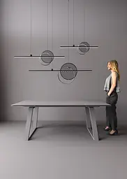 Підвісний стельовий світильник Babich Studio Mid 900 Black (RAL 9005) - мініатюра 4