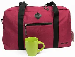 Дорожня сумка Wallaby 2550 burgundy 21L Бордова - мініатюра 2