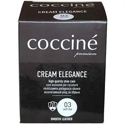Крем в банці COCCINE білий 50мл ELEGANCE + губка