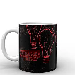 Кухоль GeekLand Stranger Things Дуже дивні справи лого ST.02.010.696 330 мл білий - мініатюра 2
