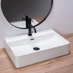 Умивальник Rea Gina 43,5x59 white (REA-U0677) - мініатюра 2