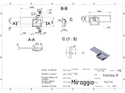 Умивальник Miraggio Fontana R mirasoft Білий матовий 0001600 - мініатюра 5