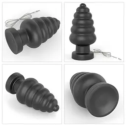 Анальна пробка King Sized Vibrating Anal Cracker 7, 18 см (чорний) - мініатюра 12