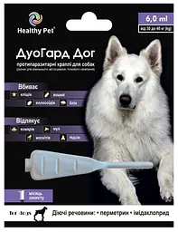 Краплі проти зовнішніх паразитів для собак Healthy Pet Line №1 від 30 до 40 кг 209154
