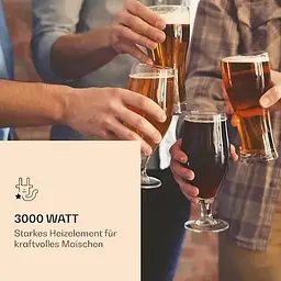 Пивоварня побутова Klarstein Mundschenk 3XL 65л (10035022) - мініатюра 2