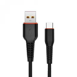 Кабель SkyDolphin S54T Soft USB - USB Type-C (M/M), 1 м, Чорний (SDUSB-000430)