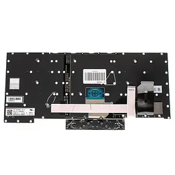 Клавіатура для ноутбука LENOVO (ThinkPad: T490s, T495s) rus, black, без фрейма, підсвічування клавіш(оригінал)
