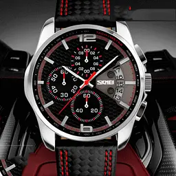 Чоловічий годинник Skmei 9106 Spider red - мініатюра 2