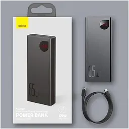 Зарядне для ноутбука Baseus Adaman 65W 20000 mAh PPIDMA-D01 - мініатюра 6