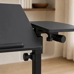 Столик для ноутбука з регулюванням нахилу та висоти 60-90см UFT T12 Black (UFTT12Black) - мініатюра 3