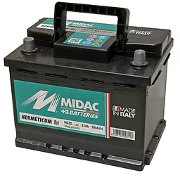 Акумулятор 6СТ-62A MIDAC HERMETICUM, 12V, 62Ah (+/-),  EN590А - мініатюра 3