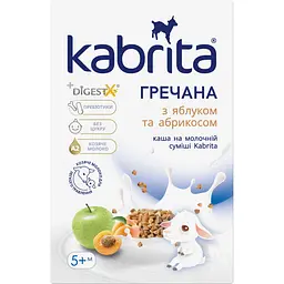 Каша гречневая с яблоком и абрикосом на молочной смеси Kabrita для детей с 5 месяцев 180 г