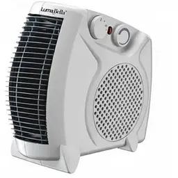 Тепловентилятор LumaBella LB-68003 із термостатом та функцією холодного повітря 2 режими 2000 Вт Білий
