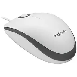 Миша Logitech M100 білий USB оптична 1000 dpi 3 кнопки 1.8 м (910-006764)