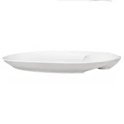 Блюдо Led Bianko з соусником 28 см (B010347)