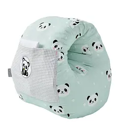 Подушка для годування Papaella Mini Панда, 28х30 см, м'ята (8-31999) - мініатюра 4