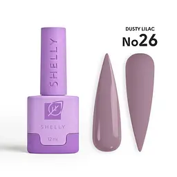 Гель-лак для нігтів 26 Dusty Lilac Shelly 12 мл - мініатюра 1