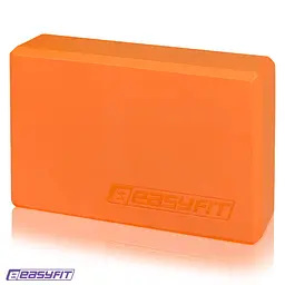 Блок для йоги EasyFit EVA Помаранчевий - мініатюра 2