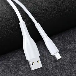 Кабель Usams MicroUSB U35 2A 1m [White] [62504] - мініатюра 3