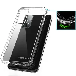 Панель BeCover Anti-Shock для Samsung Galaxy A52 SM-A525 Clear (706071) - мініатюра 6