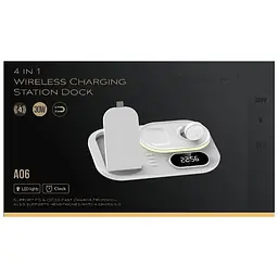 БЗП + годинник A06 4in1 White - мініатюра 6