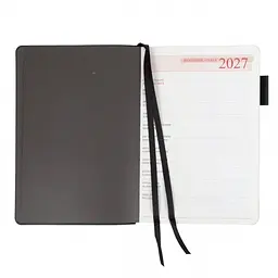 Щоденник діловий Leo Planner 2027 Binario А5 м'який 368 сторінок графіт (252726) - мініатюра 6