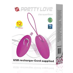 Віброяйце Pretty Love Jacqueline 7.8 см фіолетовий - мініатюра 8