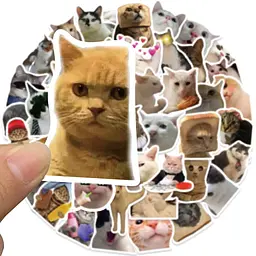 Стікерпак GeekLand Kitties 50 штук - мініатюра 5