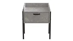 Тумба модульна Ferrum-decor Бетті 540x450x320 метал Чорний ДСП Бетон 16 мм (FRD-105497) - мініатюра 2