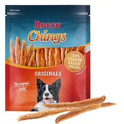 Ласощі для собак Rocco Chings філе курки 200 г 006812 ЦІНА ЗА 1 КГ - мініатюра 2