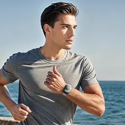 Смарт-годинник Hoco Y28 Amoled 49mm, 200 mAh, IP67 Smart sports watch (call version) Silver (6942007648486) - мініатюра 3