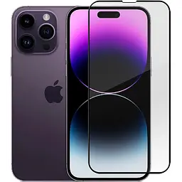 Захисне скло BeCover для Apple iPhone 14 Pro Black (707968) - мініатюра 4