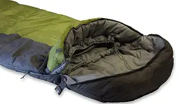 Спальний мішок High Peak TR 300/0°C Dark Grey/Green Left (23019) - мініатюра 5