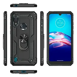 Панель BeCover Military для Motorola Moto E6s / E6i Black (705963) - мініатюра 2