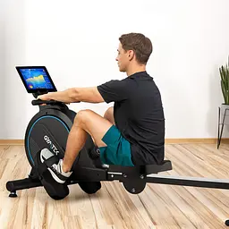 Гребний тренажер Gymtek XR800 магнітний синій - мініатюра 5