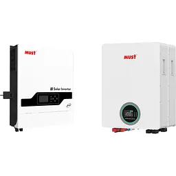 Система зберігання енергії Must PV18-8048PRO II 8kW + 2 АКБ LP16-48100 10.2kWh (51.2V/100Ah/5120Wh) [174043]